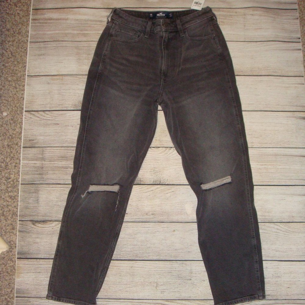 Hollister Ultra High-Rise Black Mom Jeans 5R
